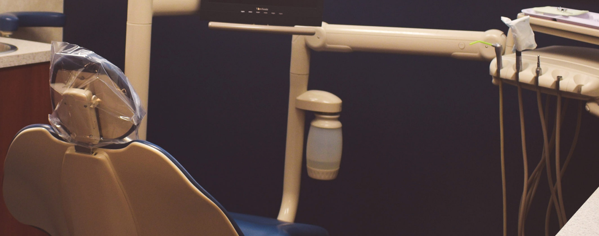Dental treatment chair at a dental office in Sterling Heights